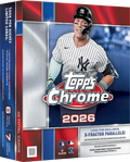 2026 Topps Chrome Baseball Mega Box — Factory Sealed (42 Cards, X-Fractor Parallels)