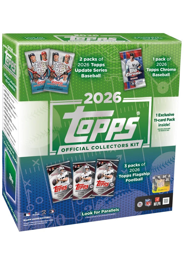2026 Topps Official Collectors Kit – MLB & NFL (Wave 2)