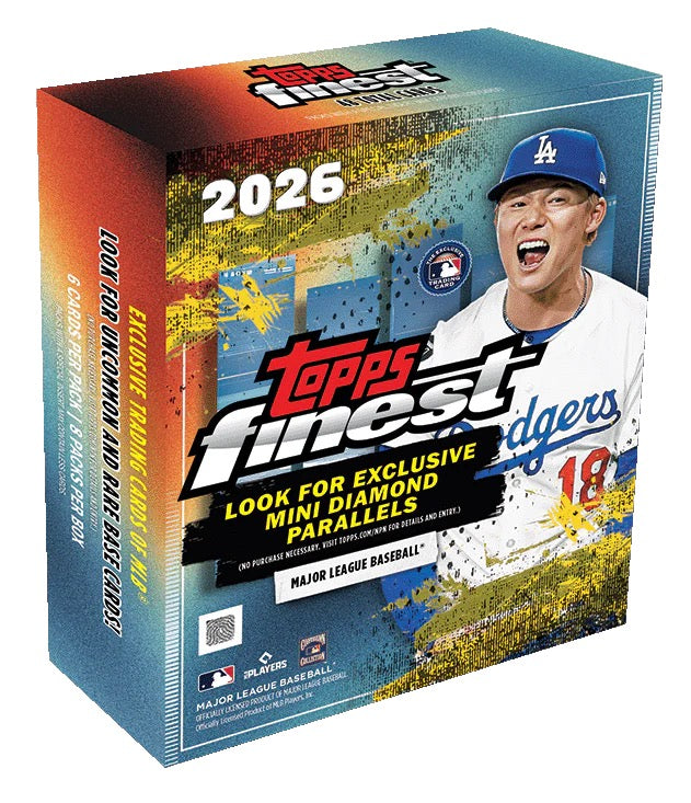 2026 Topps Finest Baseball - Mega Box