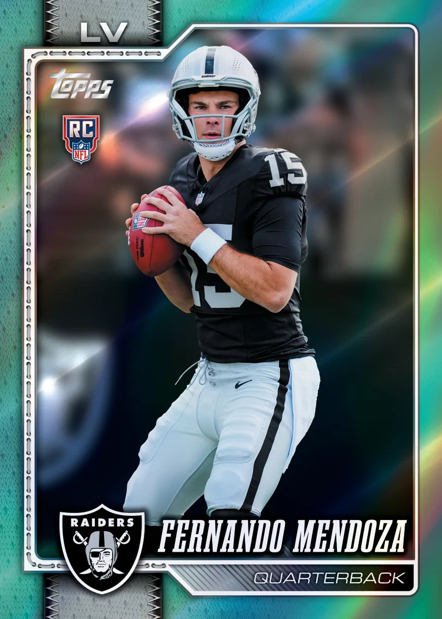 2026 Topps Flagship Football | Hobby Box – 20 Packs | 1 Auto or Relic Per Box