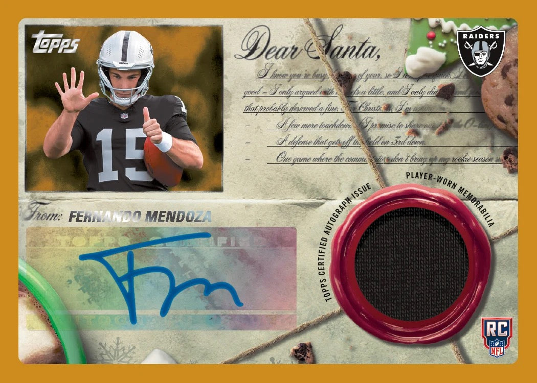 2026 Topps Holiday Football | Mega Box