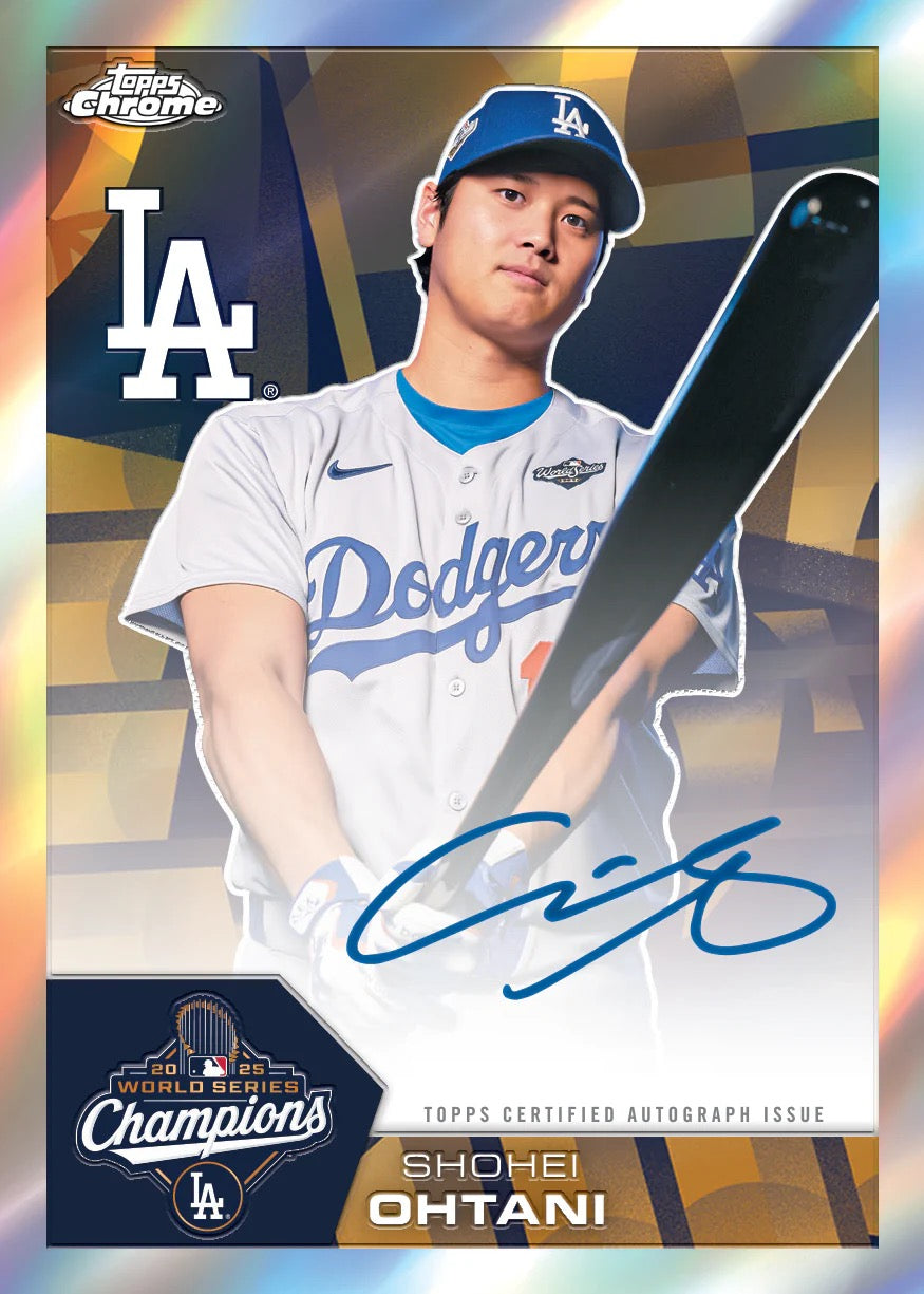 2026 Topps Chrome Baseball Hobby Box – Factory Sealed – 1 Auto Per Box