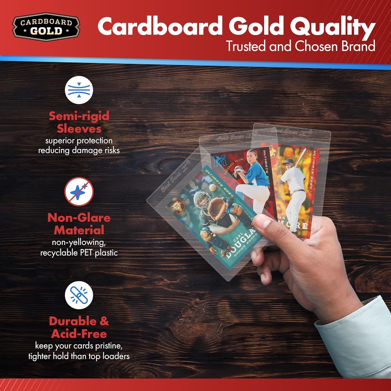 Card Saver 1 Semi-Rigid Holders — 50 Count | PSA Grading Supplies